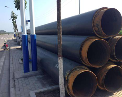 武威市城北集中供熱項目熱力管網聚氨酯直埋保溫管、管件